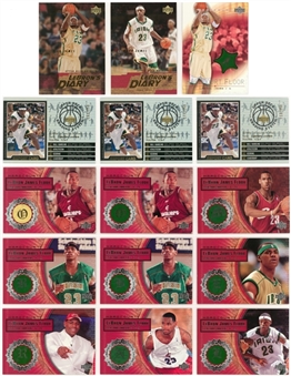 2003/04 Upper Deck LeBron James St. Vincent/St. Mary Rookie Cards Collection (35)